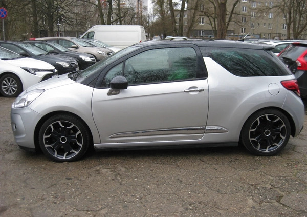 Citroen DS3 cena 22140 przebieg: 164000, rok produkcji 2012 z Warszawa małe 67